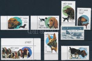 Dog 1983-1989 1 set + 1 stamp Kutya motívum 1983-1989 1 sor + 1 önálló érték