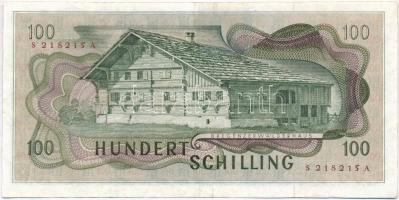 Ausztria 1969 (1970). 100Sch T:III
Austria 1969 (1970). 100 Schilling C:F
Krause 145