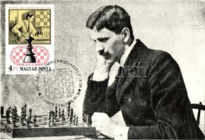 10 db MODERN használatlan sakk motívumlap / 10 modern unused chess motive cards