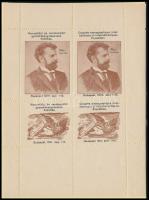 1913 Nemzetközi és rendszerközi gyorsírókongresszus kiállítás levélzáró kisív