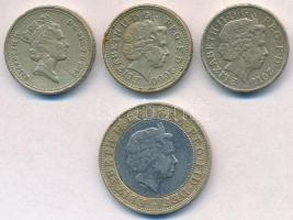 Nagy-Britannia 1997-2011. 1Ł (3xklf) + 2000. 2Ł T:2,2-
Great Britain 1997-2011. 1 Pound (3xdiff) + ...