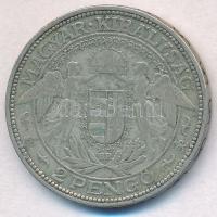 1929. 2P Ag "Madonna" T:3 patina 
Adamo P7