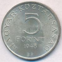 1948. 5Ft Ag "Petőfi" T:2 
Adamo EM1