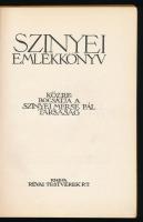 Szinyei emlékkönyv. Bp., [1922], Szinyei Merse Pál Társaság - Révai Testvérek. Foltos, sérült gerinc...