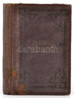 1872 Emil von Sydow's Schulatlas, 42 db térkép, közte több kihajthatóval, belsejében grafitceru...