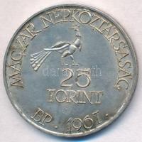 1967. 25Ft Ag "Kodály" T:2 patina, ragasztónyom
Adamo EM22