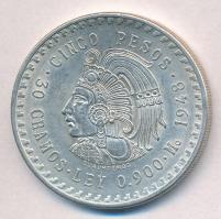 Mexikó 1948. 5P Ag T:1- Mexico 1948. 5 Pesos Ag C:AU Krause KM# 465