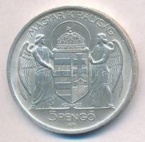 1939. 5P Ag "Horthy balra" T:1-
Adamo P8.2