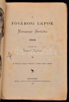 A Fővárosi Lapok Farsangi Emléke. Szerk.: Porzsolt Kálmán. Bp., 1895, Athenaeum. Kiadói, kissé visel...