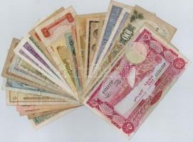 Vegyes 30db-os bankjegy tétel T:III,III-
Mixed 30pcs of banknotes C:F,VG