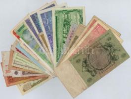 Vegyes 30db-os bankjegy tétel T:III,III-
Mixed 30pcs of banknotes C:F,VG