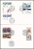 1973-1974 4 FDC 1973-1974 4 klf FDC