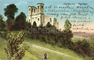 Vágsziklás, Szkalka, Skalka nad Váhom; Apátsági romok / abbey ruins (EB)