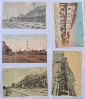 Szolnok képeslap gyűjtemény, 280 db régi + 70 db 1950 utáni képeslap albumban, tartalmas szép anyag!...