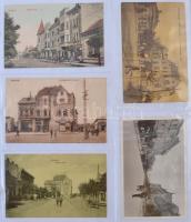 Szolnok képeslap gyűjtemény, 280 db régi + 70 db 1950 utáni képeslap albumban, tartalmas szép anyag!...
