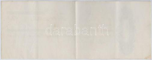 Ausztria 186?. Kitöltetlen váltó T:III  sérült sarok
Austria 186?. Unused exchange bill C:F damaged...