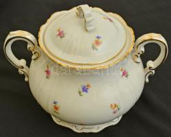 Hiánytalan hat személyes Zsolnay teás készlet. Matricás, jelzett