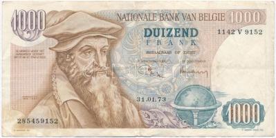 Belgium 1973. 1000Fr T:III Belgium 1973. 1000 Francs C:F
