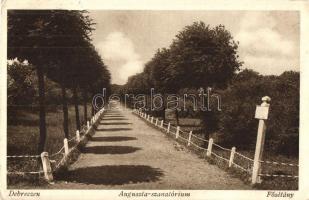 Debrecen, Nagyerdei tó és csónakház, Auguszta szanatórium fősétánya - 2 db régi képeslap