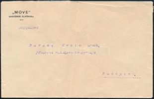 1925 Bp., Gömbös Gyula (1886-1936) miniszterelnök aláírása a "MOVE" Országos Elnökségének ...