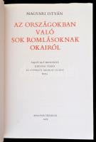 Magyari István: Az országokban való sok romlásoknak okairól. Sajtó alá rendezte Katona Tamás. Az utó...