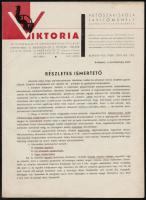 cca 1930-1940 A Viktória Autószakiskola és Javítóműhely oktatási tájékoztatója