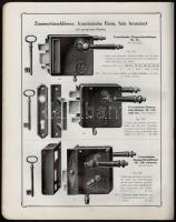 1911 Prága, Moritz Arndt - Preikurant der Eisenwarenfabriken "Cenkov" zár, lakat, vaskályh...