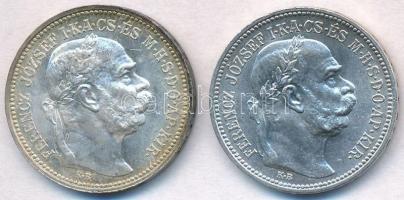 1914KB-1915KB 1K Ag "Ferenc József" (2x) T:1-
Adamo K5.1