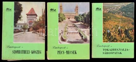 Magyarország írásban és képben 7 kötete, 3.,6.,10.,12.,14.,17.,18 kötetek: 
Budapest-Gyöngyös-Mátra...