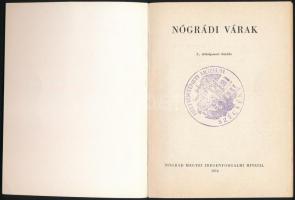 Hernády Károly: Nógrádi várak. Salgótarján, 1974, Nógrád Megyei Idegenforgalmi  Hivatal. Kiadói papí...