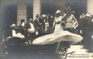 1914 Sarajevo, Abfahrt vom Rathaus, 5 Minuten vor dem Attentat / 5 minutes before the assassination of Archduke Franz Ferdinand of Austria and his wife Sophie (their assassination sparked a series of events that led to World War I)