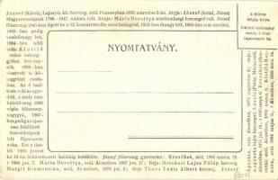1905 Gyászlap József Főherceg emlékére, a Tolnai Világ-Lapja kiadása / obituary card of Archduke Jos...