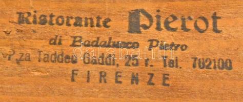 Olvashatatlan jelzéssel: Firenzei kupolák, olaj, vászon, 50×50,5 cm