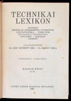Technikai lexikon. Építészet, mérnöki, és gépészmérnöki tudományok. I-II. kötet. Szerk.: Lósy-Schmid...
