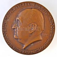 Berán Lajos (1882-1943) 1932. ARTHVR SARBÓ DE SZEPESVÁRALJA PROF. E. O. NEVROL. PRIM. NOSOC. STPEHANI BVDAPESTINI Br plakett (60mm) T:2