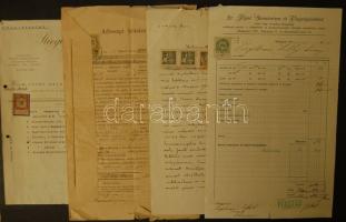 1907-1915 4 kkl  okmánybélyeges irat