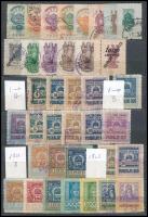 Törvénykezési, illeték és forgalmi adóbélyegek 2 db kétoldalas, közepes berakólapon (8.580)