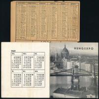 4 db reklámos kártyanaptár