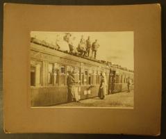 cca 1915 6db, részben katonai témájú érdekes fotó kartonlapokon 30x49cm