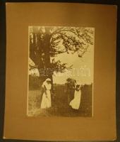 cca 1915 6db, részben katonai témájú érdekes fotó kartonlapokon 30x49cm