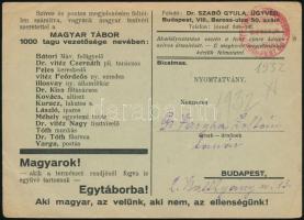 2 db hazafias szórólap