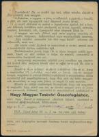 2 db hazafias szórólap