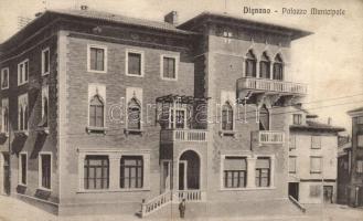 Vodnjan, Dignano; Palazzo Municipale / town hall + K.u.K. Kriegsmarine SMS Zrínyi