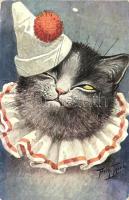 Cat clown. T.S.N. Serie 710. s: Arthur Thiele