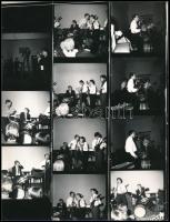 Zorán és a Metro együttes, 2 db fotó, 14×9 ill. 18×24 cm