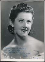 cca 1941 Gitta balettművésznő, 2 db fotó Dorés párizsi műterméből, 24×17,5 cm