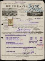 1928-1934 3 db díszes fejléces számla