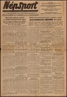 1954 a Népsport 10. évf. 188. lapszáma, érdekes aktuális sporthírekkel