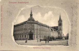 Keszthely, katolikus főgimnázium. Art Nouveau