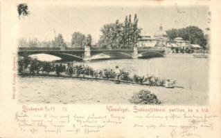 1899 Budapest XIV. Városliget, Székesfővárosi pavilon és híd